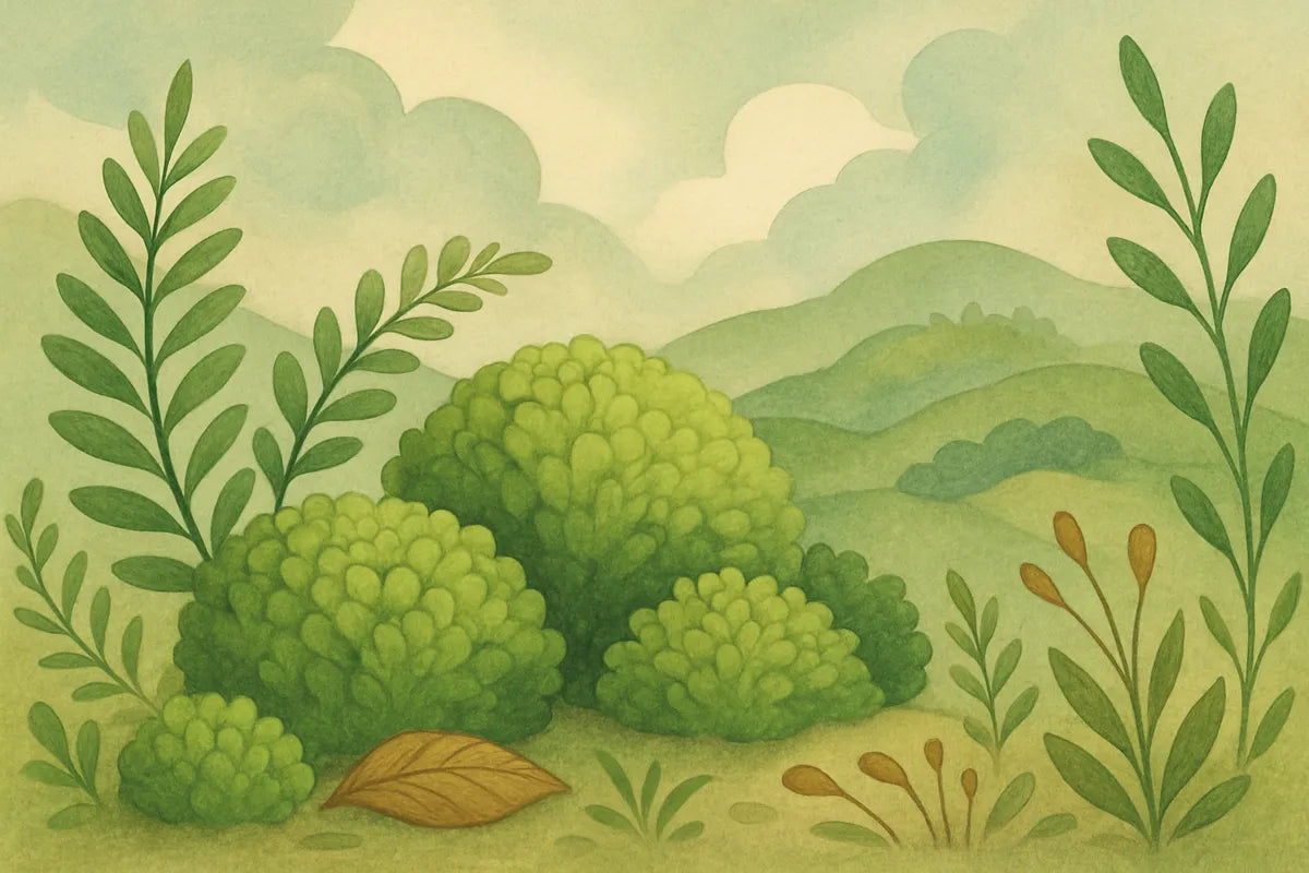 Moss for Mental Health: Nature’s Quiet Support for Mind and Body - illustration