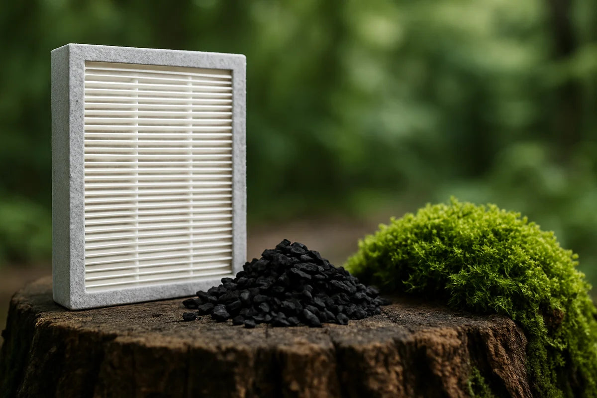 HEPA Filter vs Activated Carbon vs Moss for VOC Removal and What Actually Works Indoors - professional photograph