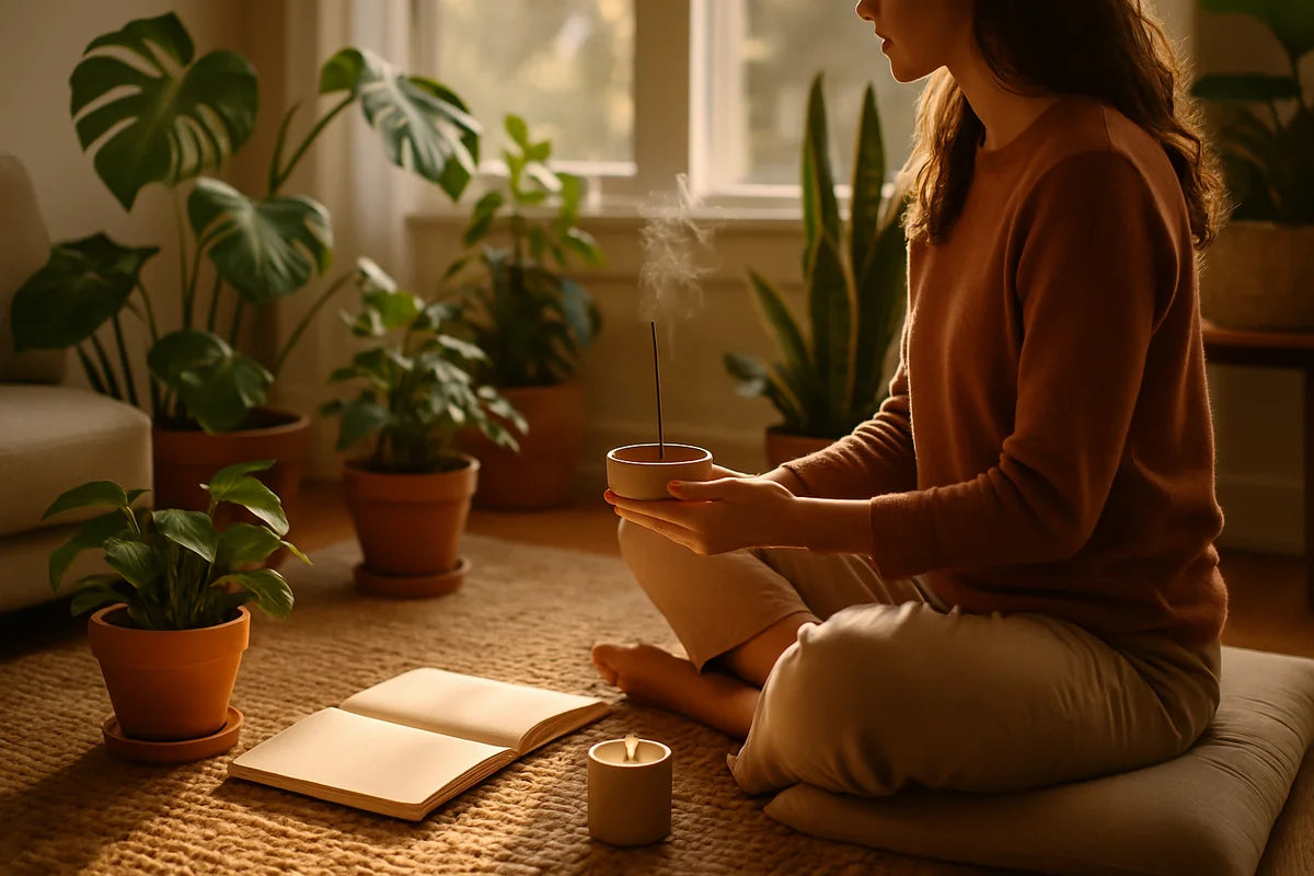 Setting Up a Mindfulness Practice With Indoor Plants - professional photograph