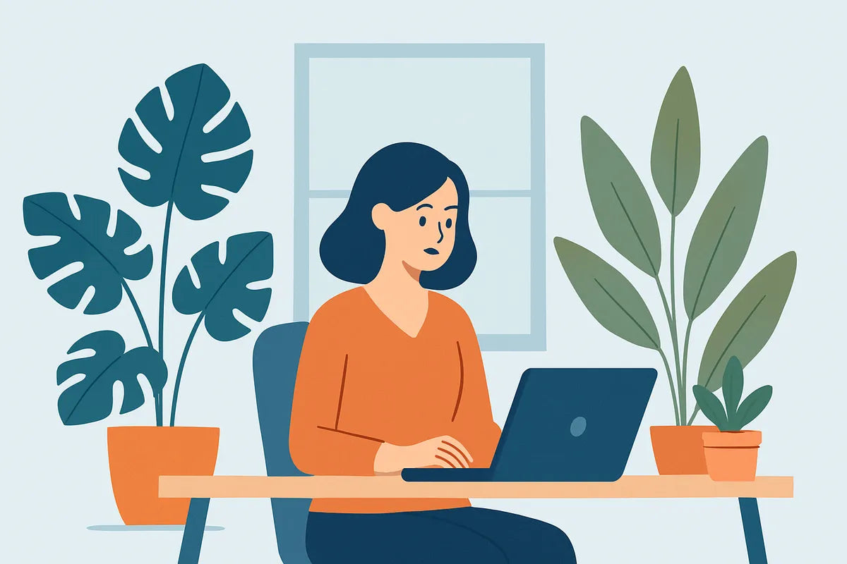 The Benefits of Biophilic Office Design: Bringing Nature Back to Work - illustration