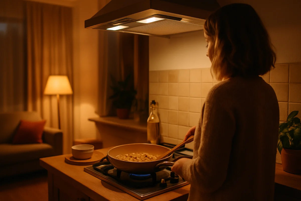 Best Practices for Maintaining Indoor Air Quality While Cooking - professional photograph