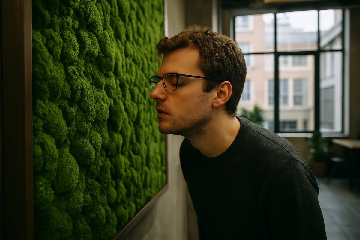Can Preserved Moss Walls Improve Air Quality? What They Do (and Don’t) Do - professional photograph