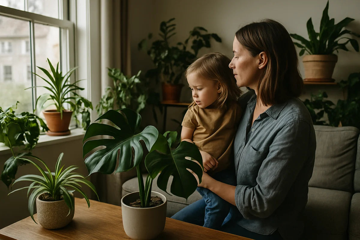 Best Plants for Family-Friendly Indoor Air Quality - professional photograph