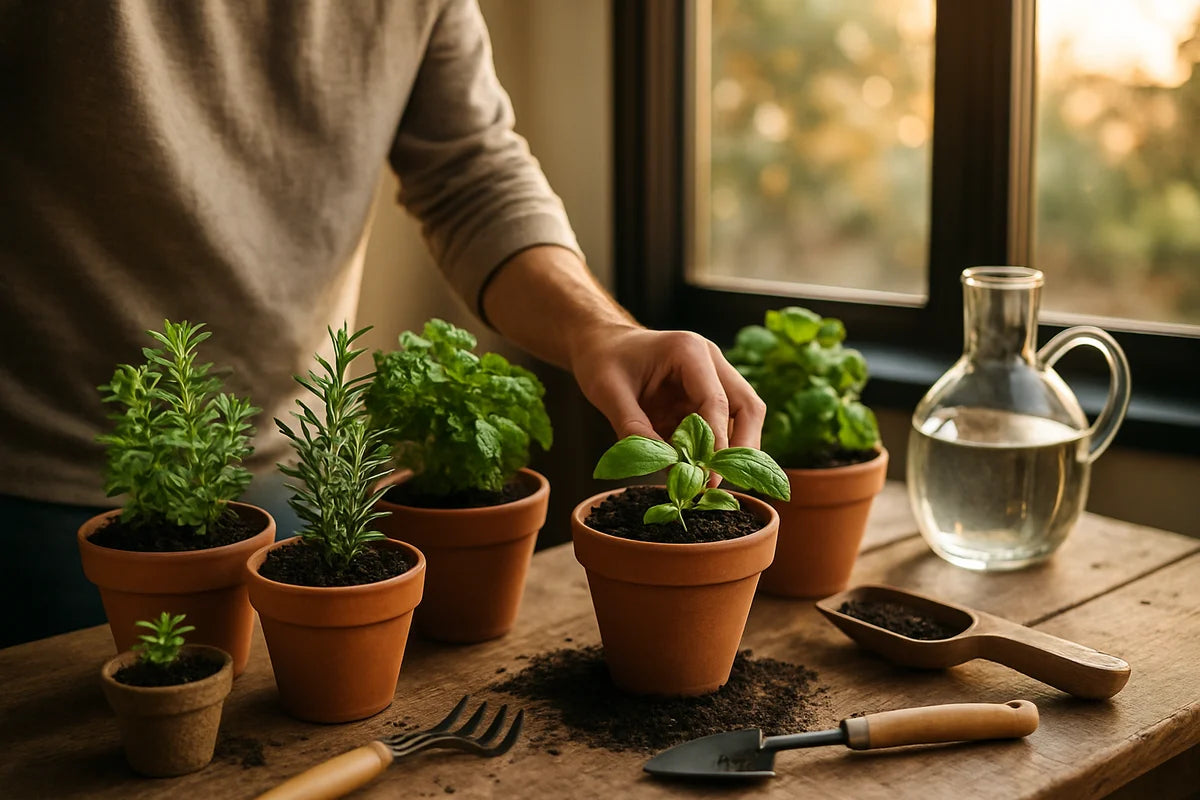 How to Create a Sustainable Indoor Herb Garden (That You’ll Actually Use) - professional photograph