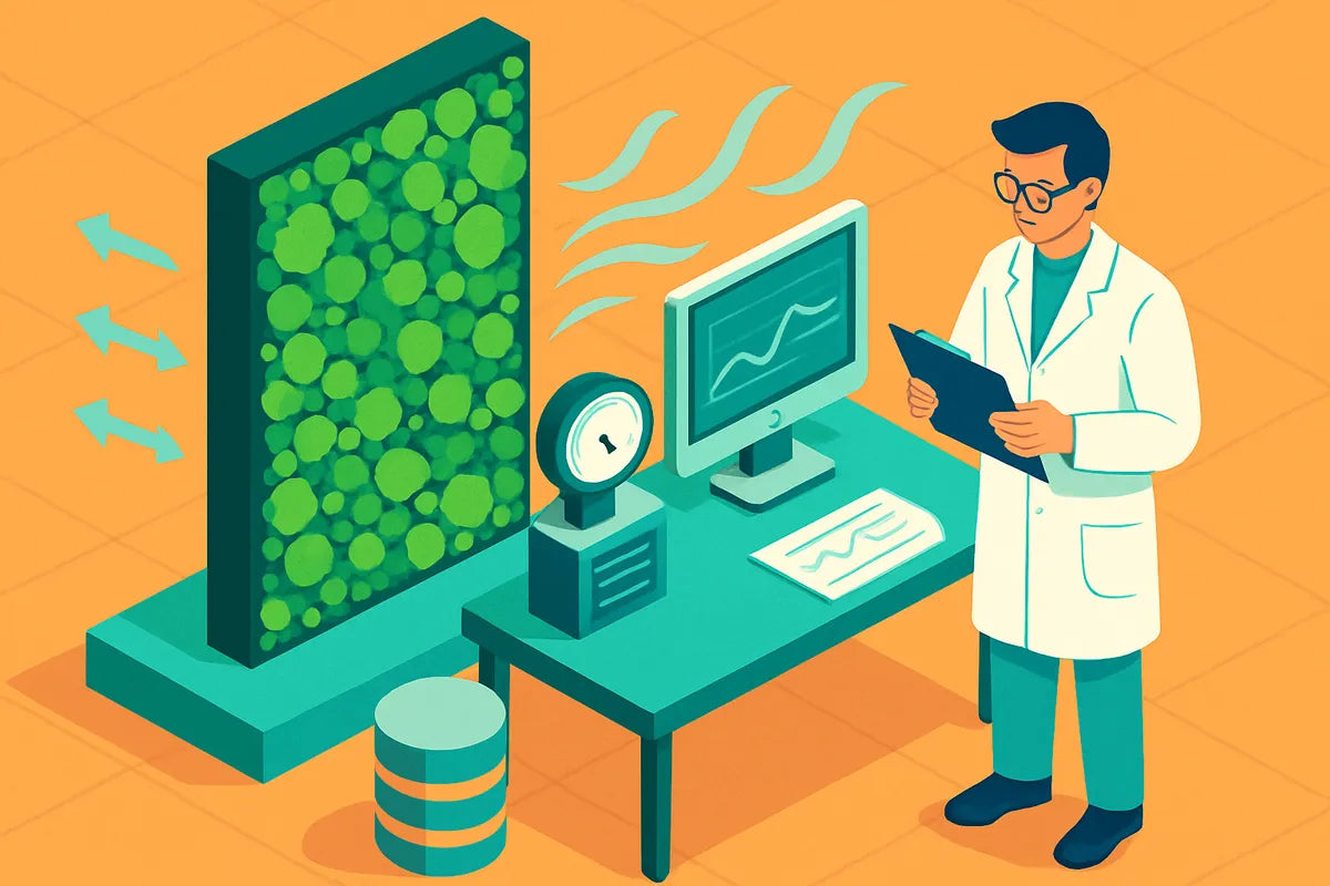 How Much Air Can a Moss Wall Purify? - illustration