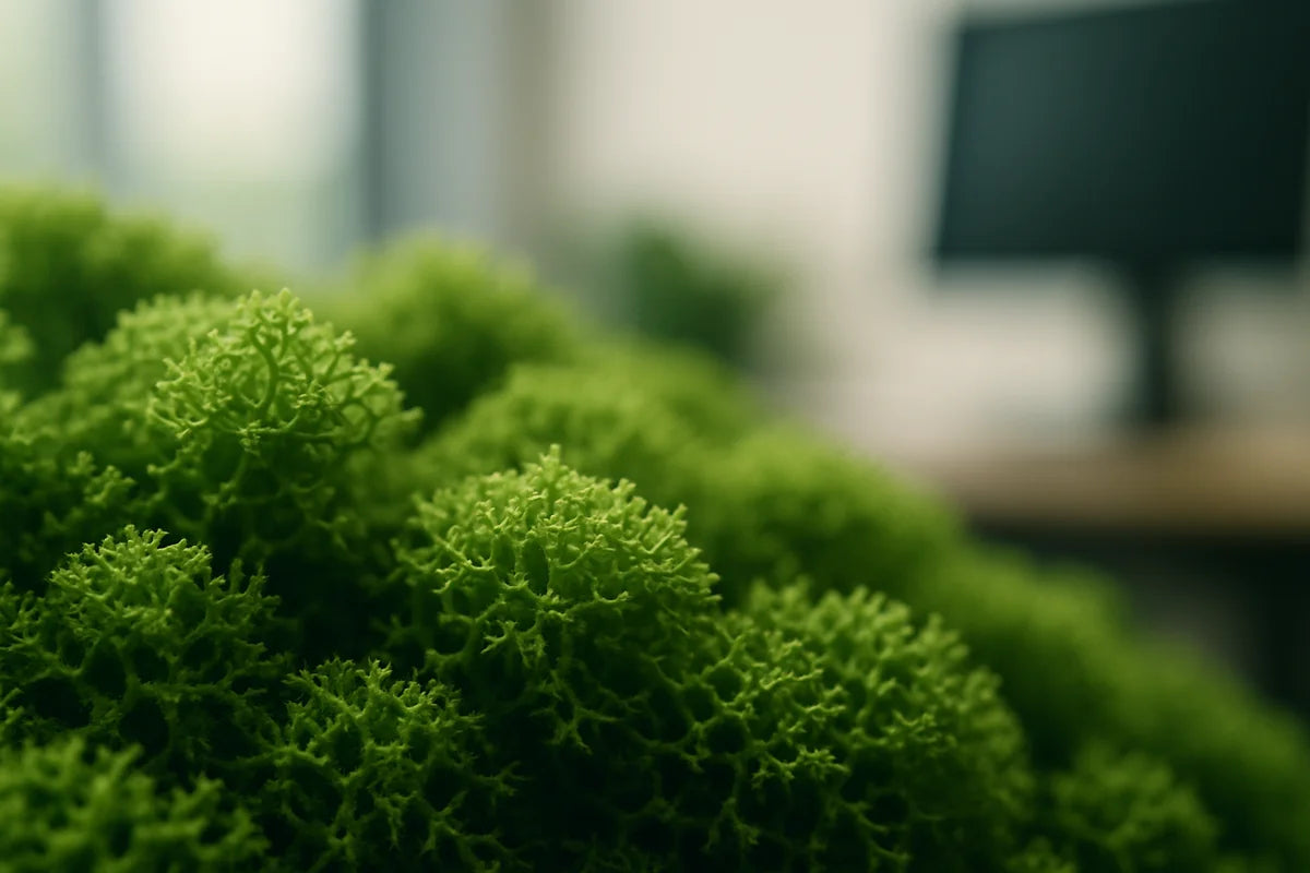 Are moss air purifiers worth it for office use? - professional photograph