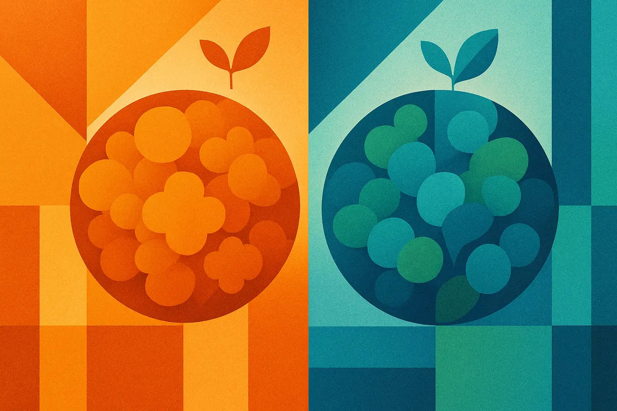 Difference Between Preserved Moss Wall and Living Moss Wall - illustration