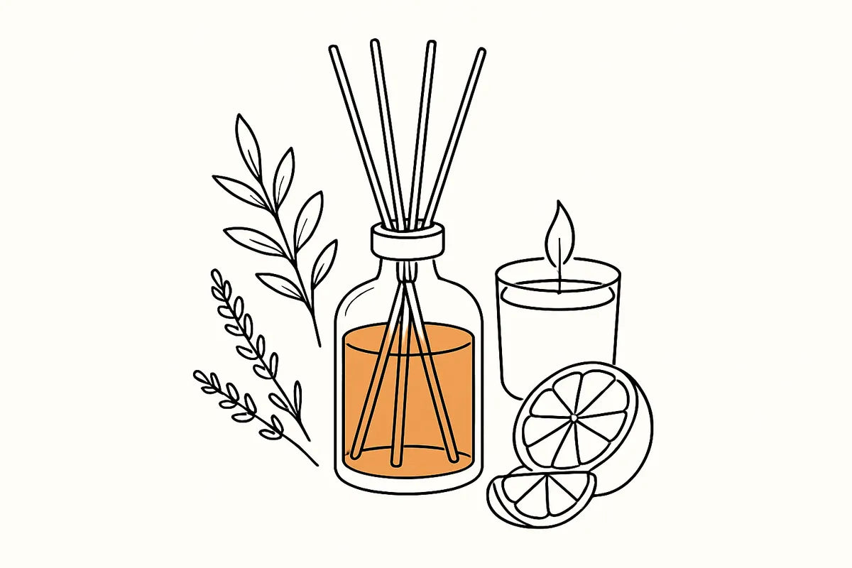 Calming Scents for Home: How Fragrance Can Transform Your Space - illustration