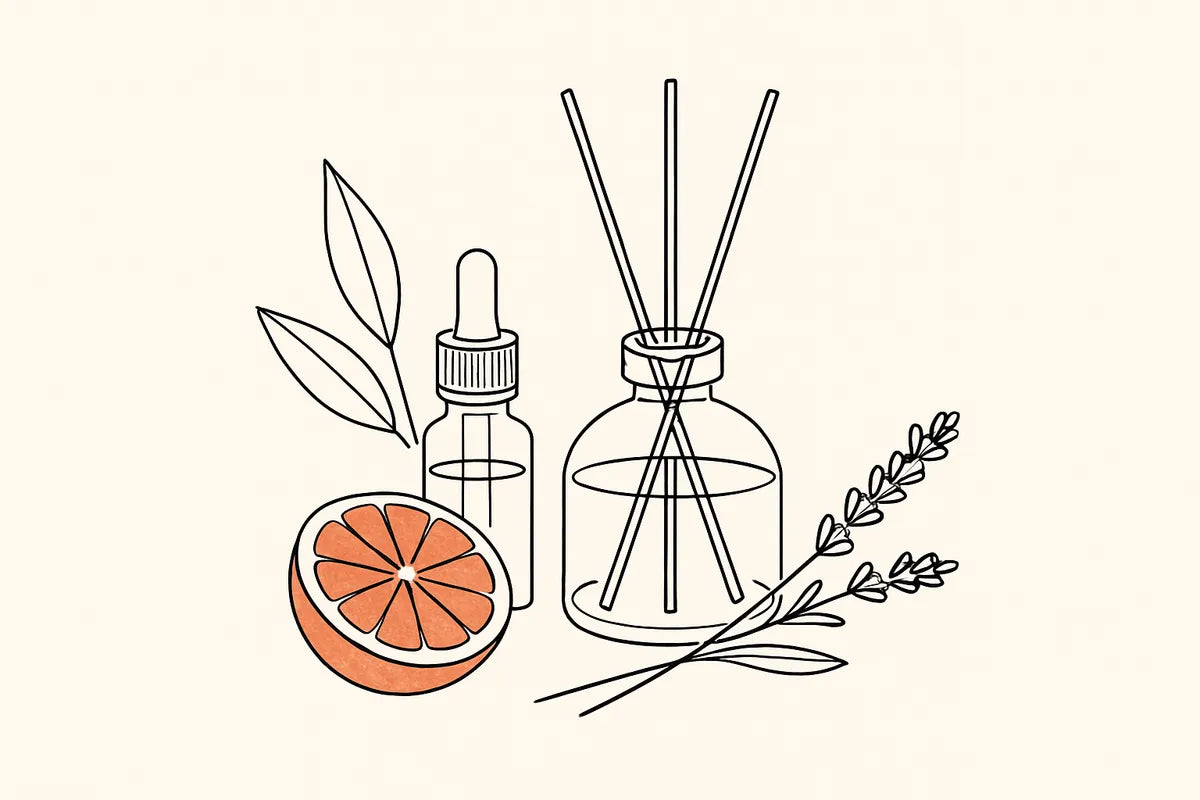 Natural Home Fragrance Ideas: Simple Ways to Make Your House Smell Good - illustration