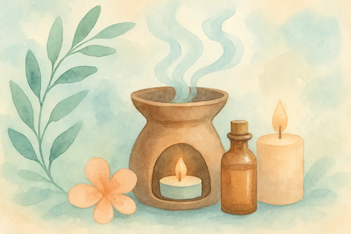 Aromatherapy for Relaxation: A Complete Guide to Calming the Mind and Body - illustration