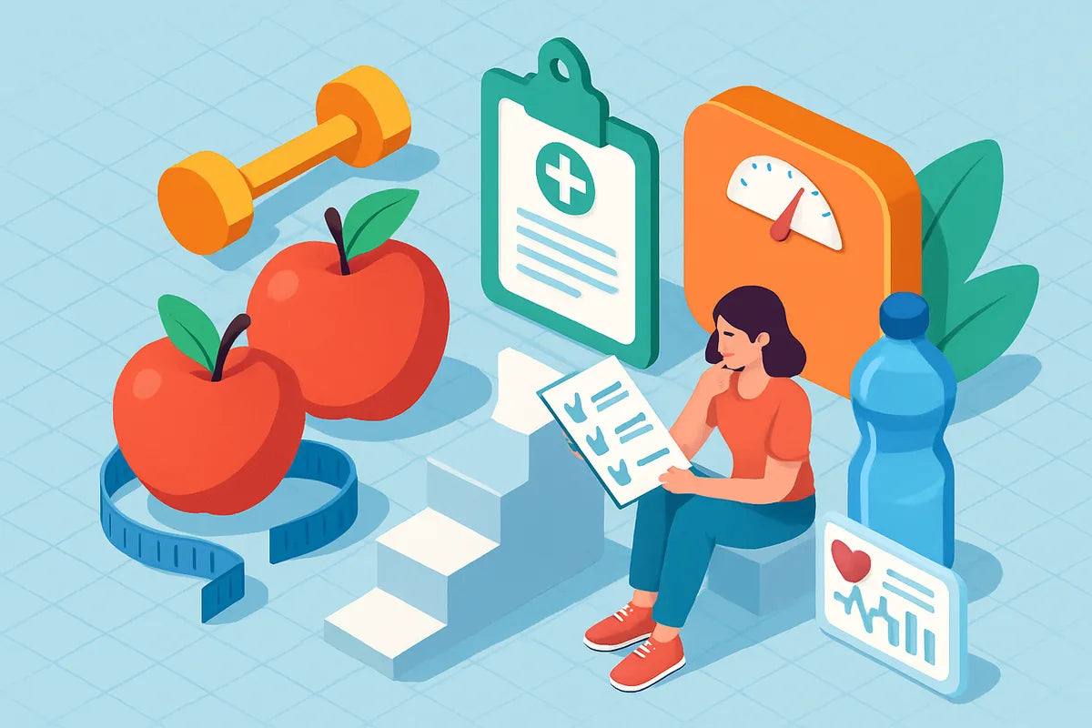 Preparing for a Health-Conscious Lifestyle Change - illustration