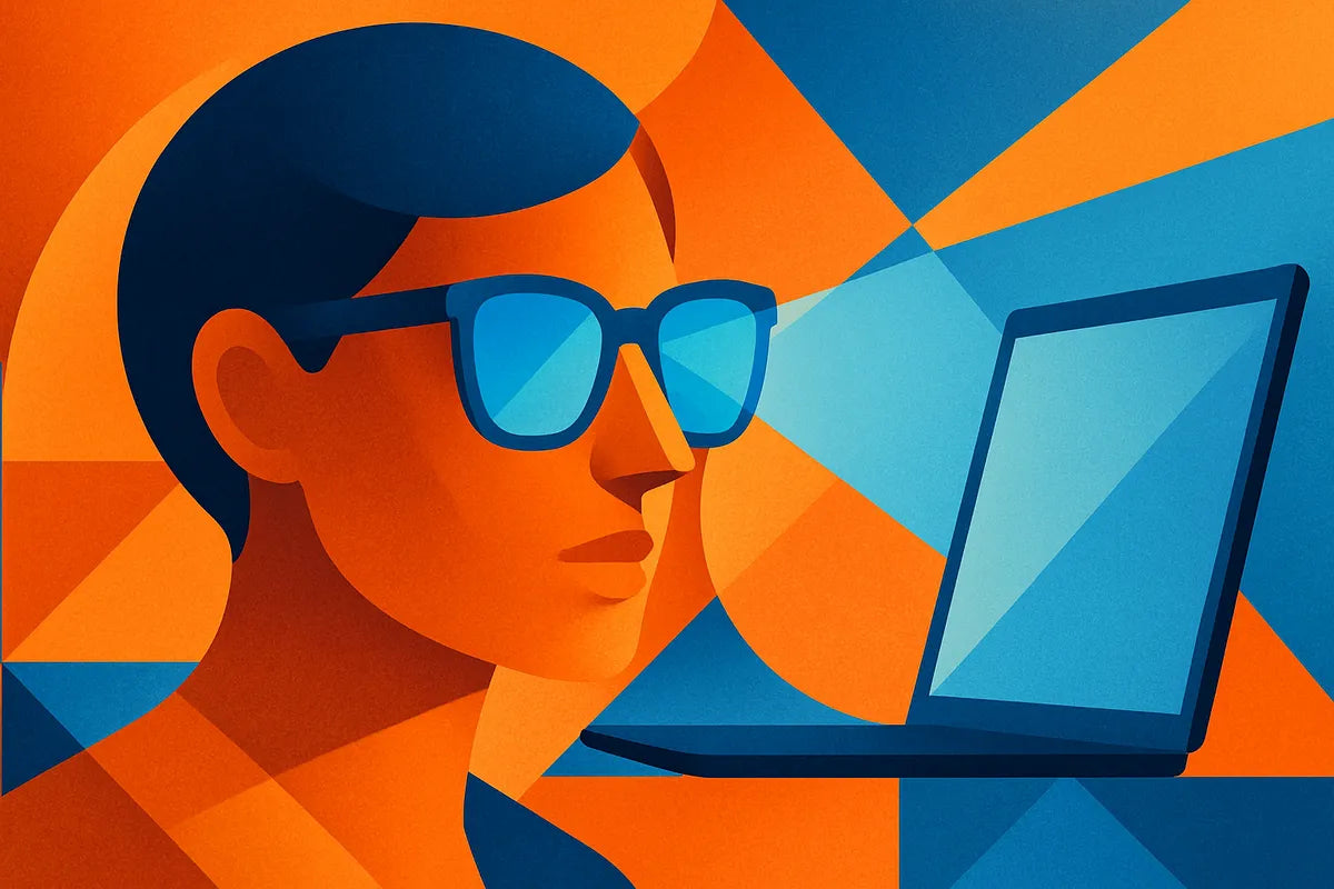 Blue Light Glasses for Computer Use: Do They Really Help Your Eyes? - illustration