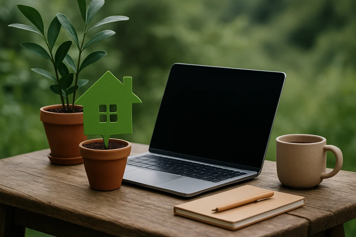 Set Up an Eco-Friendly Home Office That Feels Good and Works Better - professional photograph