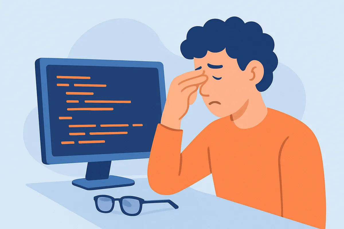 How to Reduce Eye Strain While Coding: Practical Tips for Developers and Everyday Users - illustration