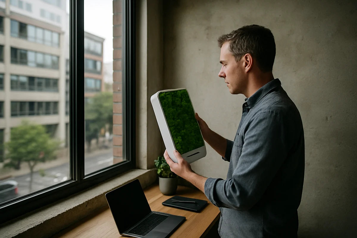 Best Location to Install a Moss Wall Air Purifier: A Practical Room-by-Room Guide - professional photograph