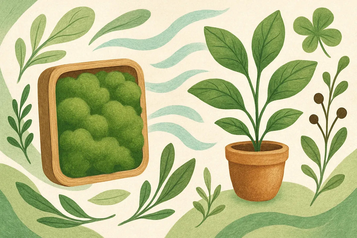 Difference Between Moss Air Purifier and Plant Air Purifier: Which Improves Air Quality Better? - illustration