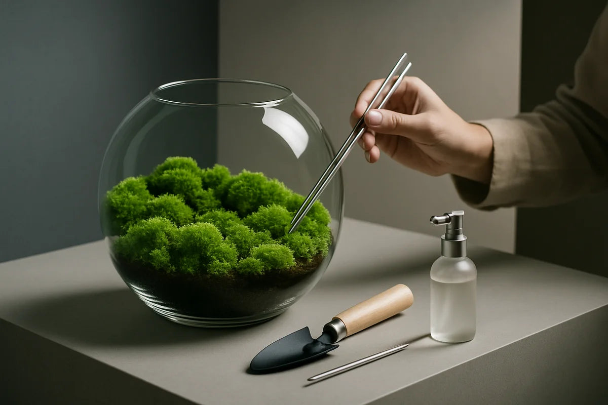 Keep Your Moss Terrarium Lush Without Fuss - professional photograph