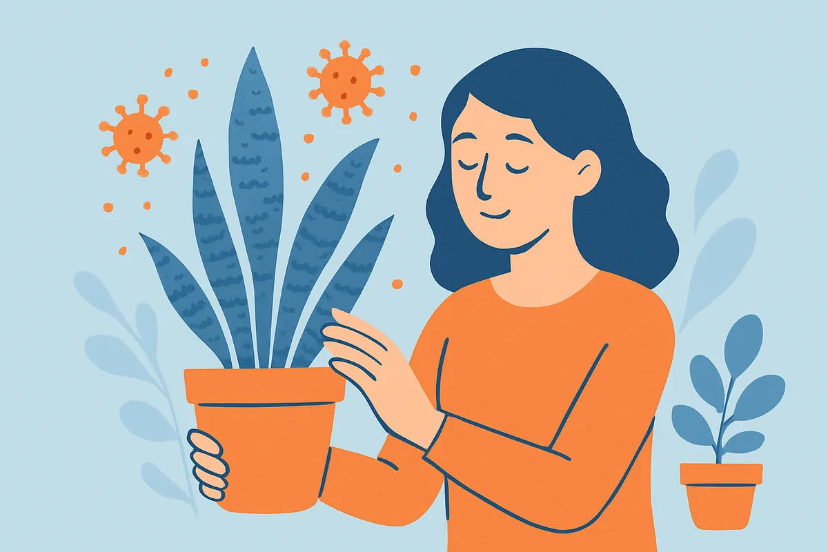Best Plants for Reducing Indoor Allergens - illustration