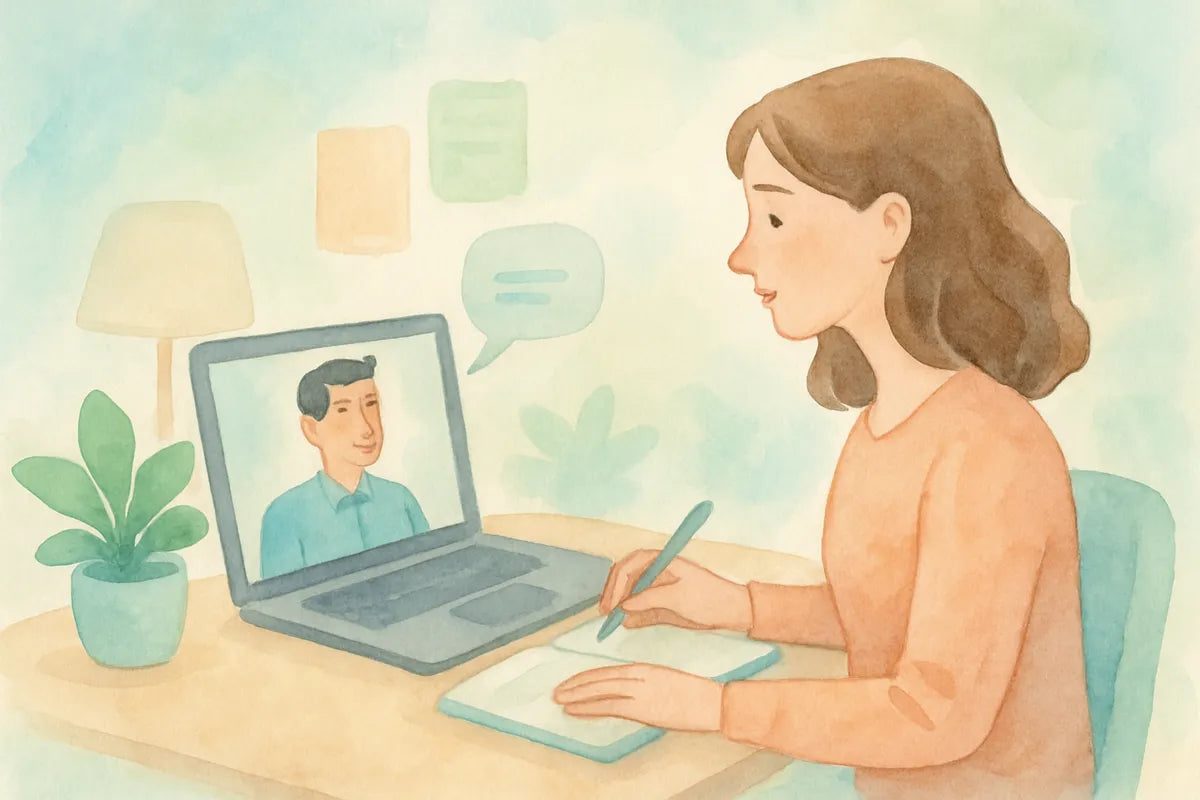 Preparing for a Remote Tech Job Interview: A Complete Guide to Standing Out Online - illustration