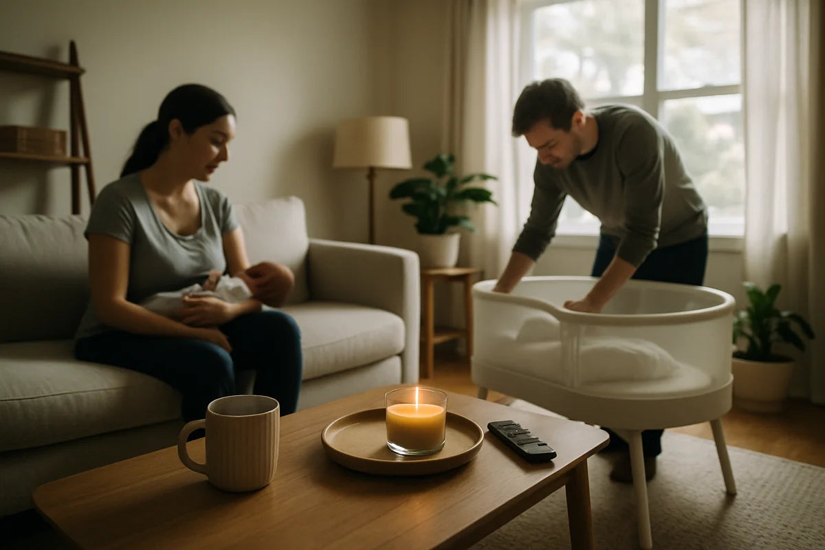 A Stress-Free Home for New Parents: Small Changes That Make the First Months Easier - professional photograph