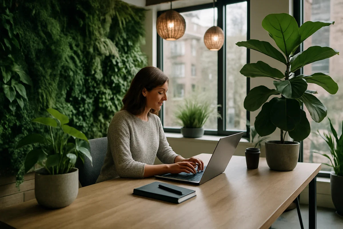 Bring Nature Indoors and Get More Done at Work - professional photograph