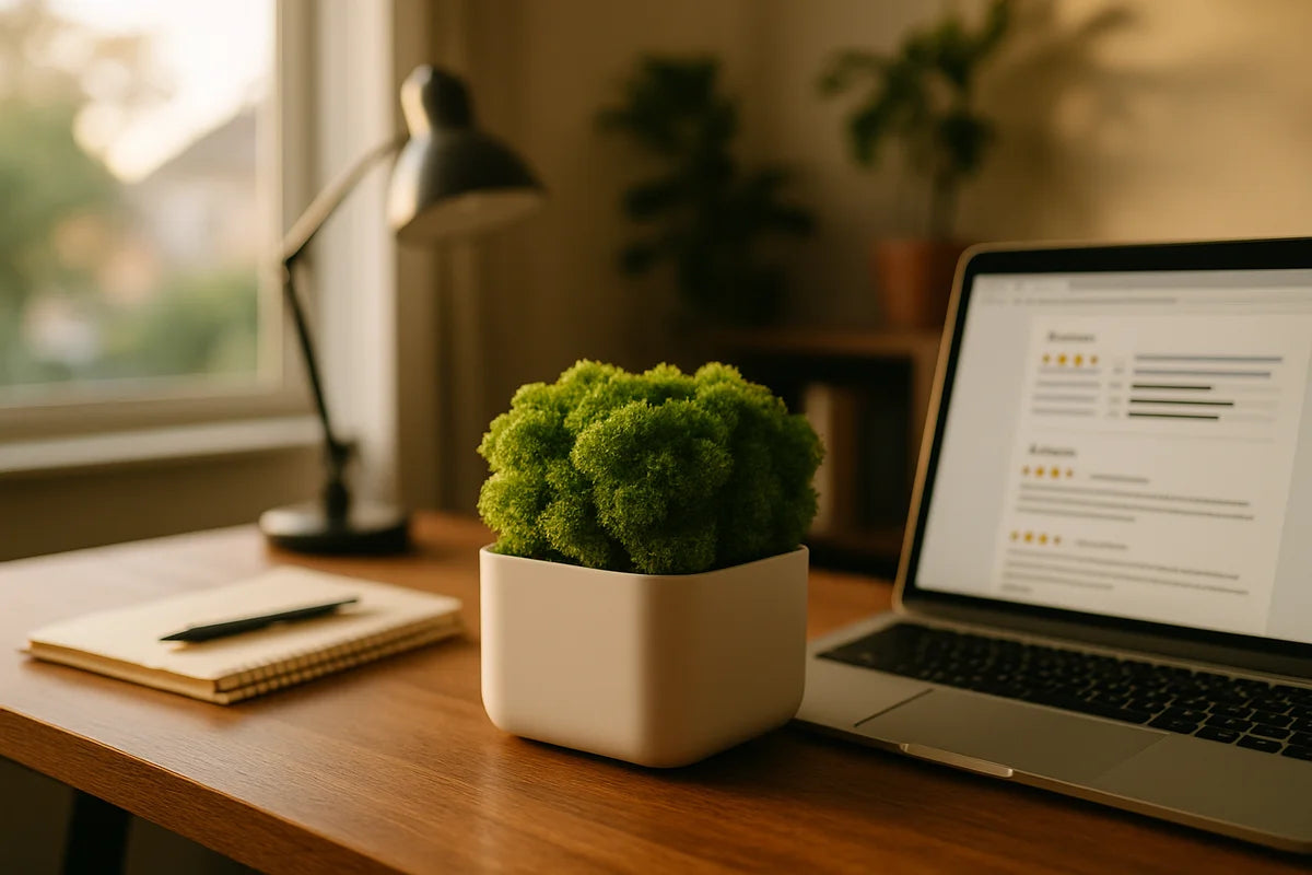 Are Moss Air Purifiers Worth It for a Home Office That Feels Stale? - professional photograph