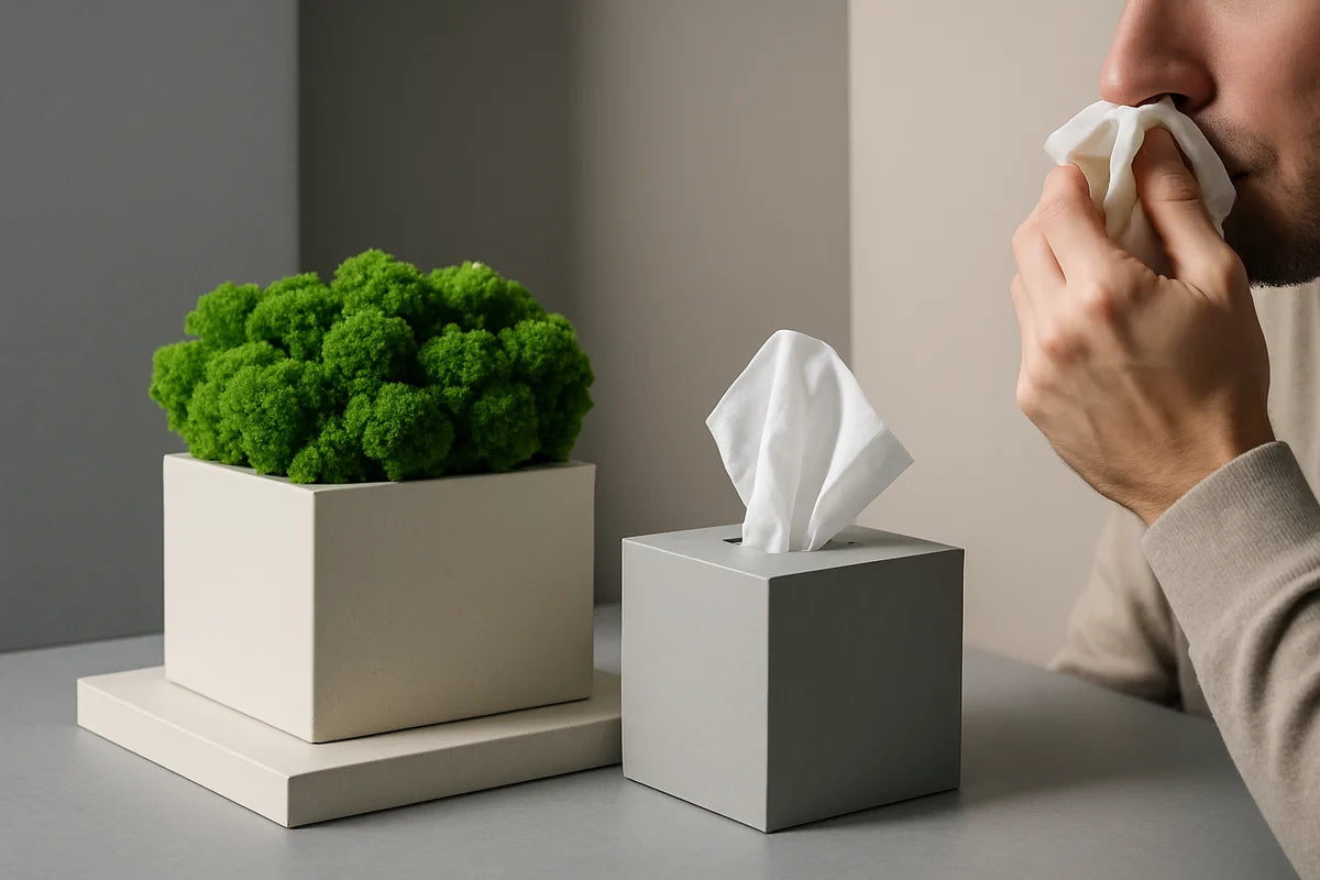 Is Live Moss Safe for Allergy Sufferers or Will It Set You Off - professional photograph