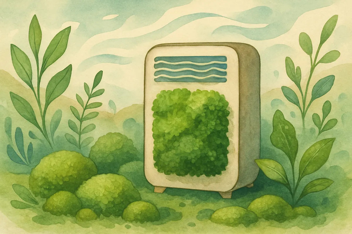 Moss Air Purifier Benefits: How Nature Cleans the Air Indoors - illustration