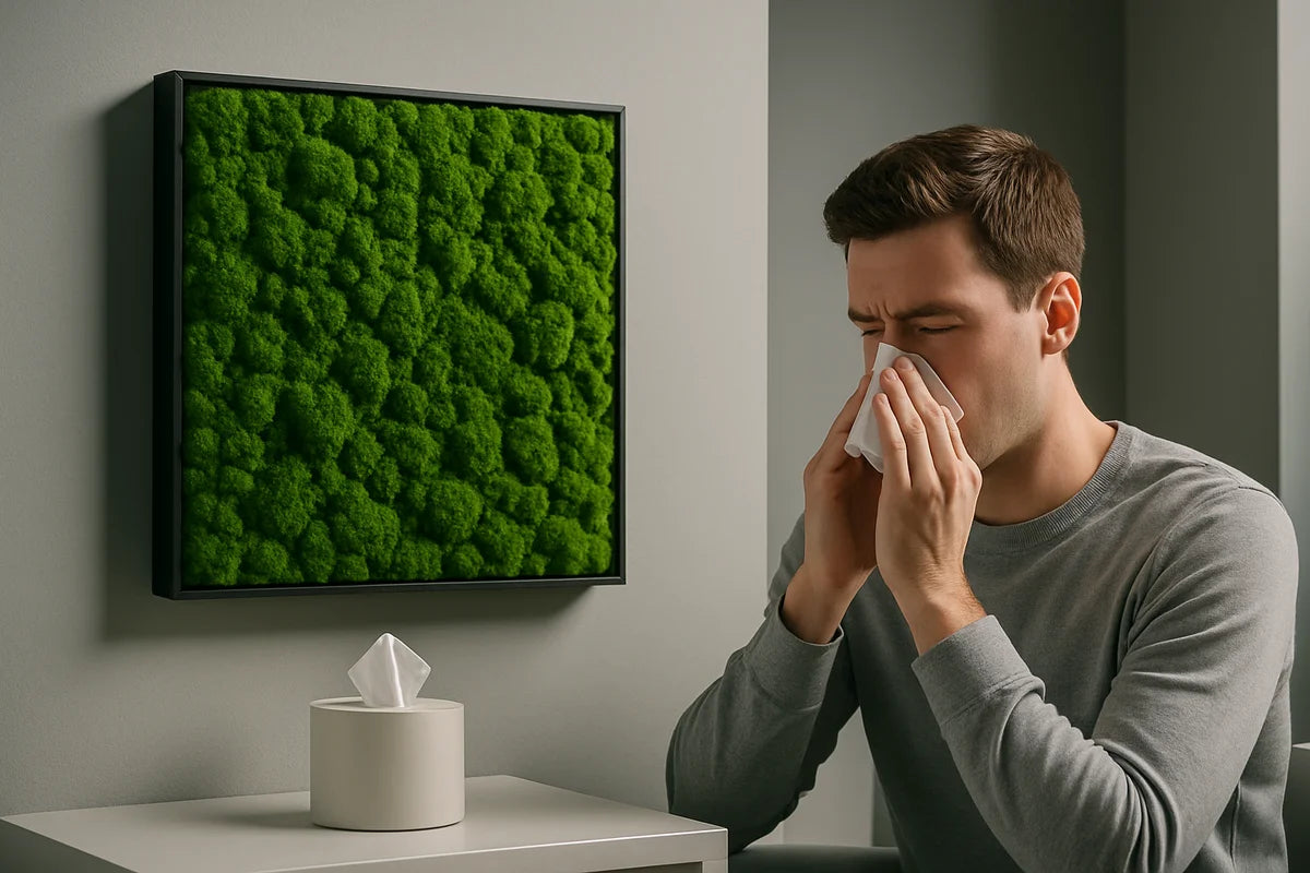 Breathe Easier with the Best Moss Wall Installation for Allergy Sufferers - professional photograph