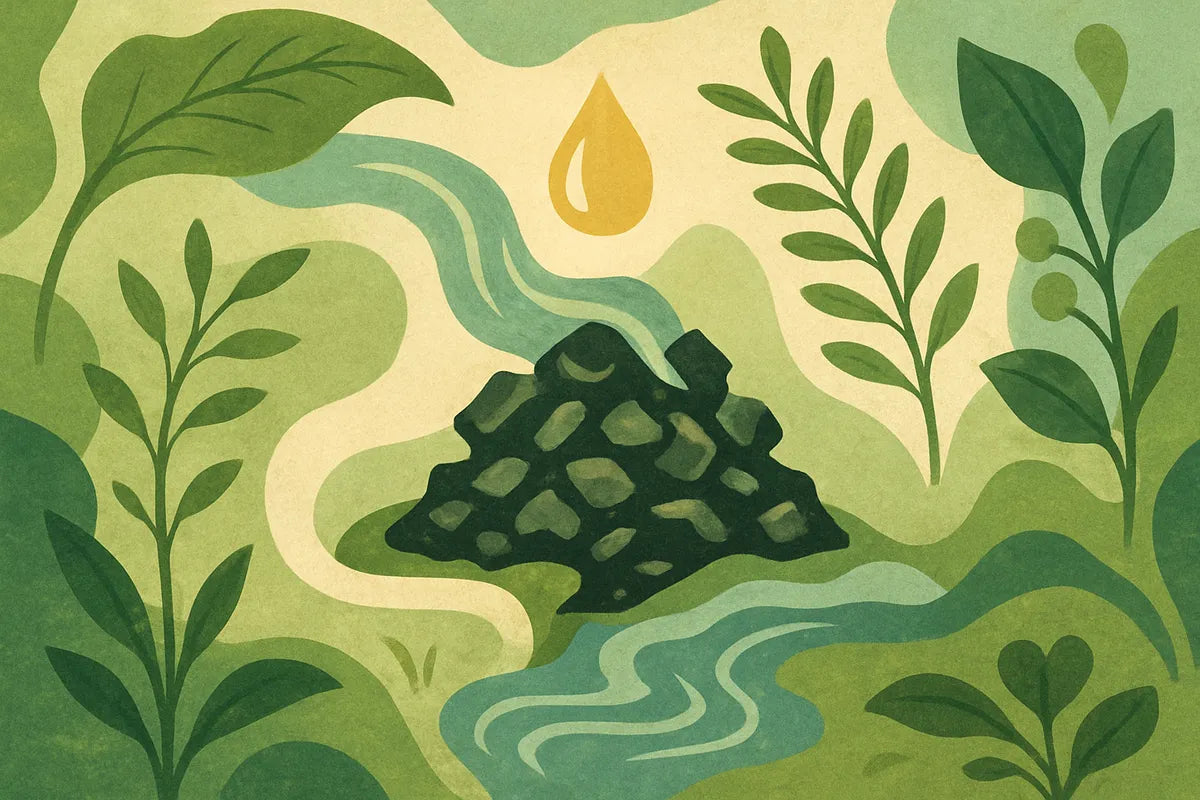 How Biochar Filters Work: Turning Charcoal into a Powerful Water Purifier - illustration