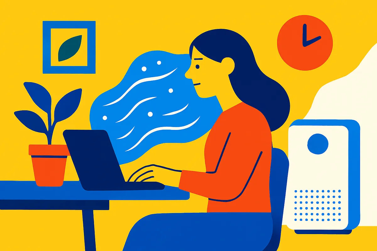 Benefits of Air Purification for Home Offices - illustration
