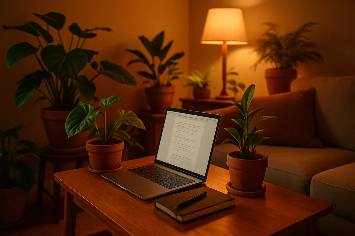Improving Focus and Productivity With Indoor Plants - professional photograph