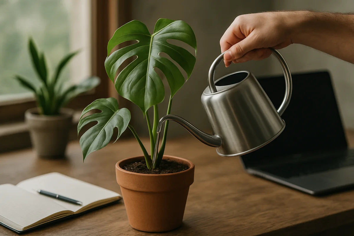 Home office plant care tips that keep your desk green and your plants alive - professional photograph